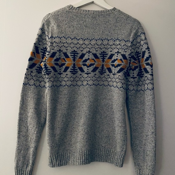 RW & Co. Crewneck Sweater (grey-multicolor, XS) - Picture 2 of 2